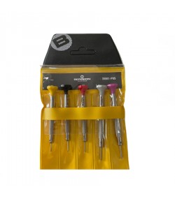 Bergeon 30081-P05 set of 5 stainless steel screwdrivers