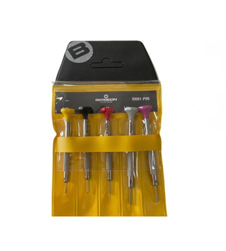 Bergeon 30081-P05 set of 5 stainles ...