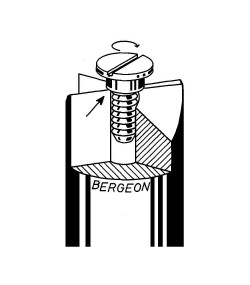 Bergeon 30615-03 End-Mills for Chronograph Screw Shoulders Cutters