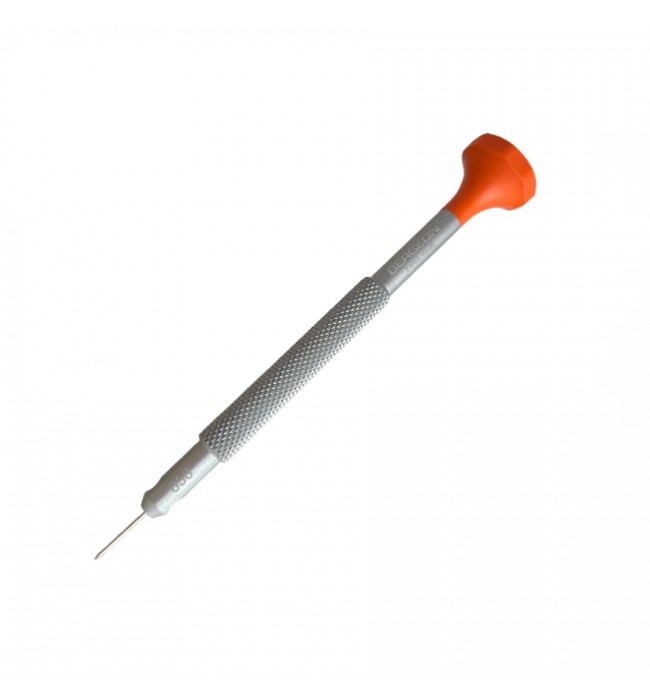 Bergeon 31081-050 non-magnetic screwdriver with anodised aluminium body 0.50mm