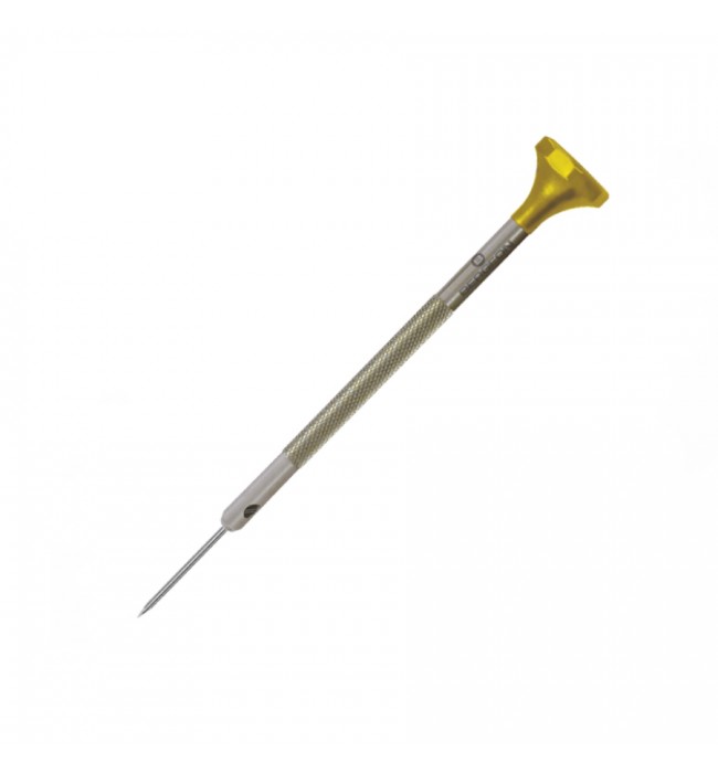 Bergeon 31081-080 non-magnetic screwdriver with anodised aluminium body 0.80mm