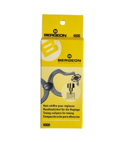 Bergeon 4000 truing calipers for regulation of the rate accuracy