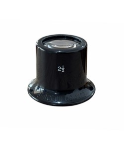 Bergeon 4422-2.5 watchmaker\'s loupe, plastic housing, inner screw ring, 4 magnification