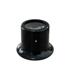 Bergeon 4422-4 watchmaker\'s loupe, plastic housing, inner screw ring, 2.5 magnification