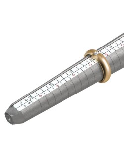 Bergeon 5235 Aluminium International Ring Sizing Stick Tool, US, FR