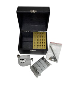 Bergeon 5285-B with 50 Punches, 4.7mm and Stakes in Wooden Box