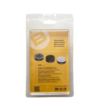 Bergeon 5395-75-N soft gel watch casing cushion 75 mm black