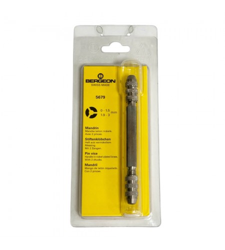 Bergeon 5679 Pin Vice Handle in Nic ...