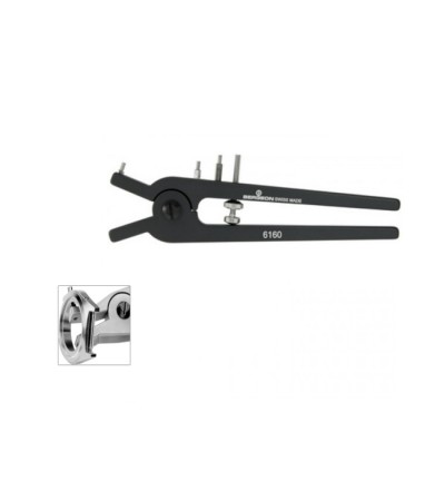Bergeon 6160 pliers for removing pushers and correctors on chronograph watches