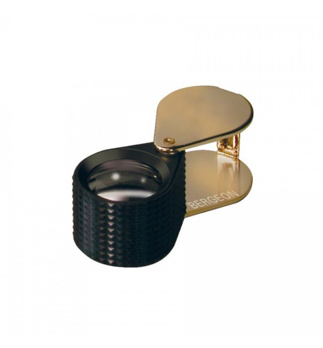Bergeon 6387 x10 diamond triple loupe for goldsmiths