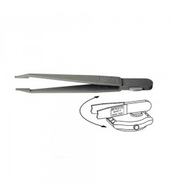 Bergeon 6460-P plastic battery tweezer with battery hatch opener for Swatch watches