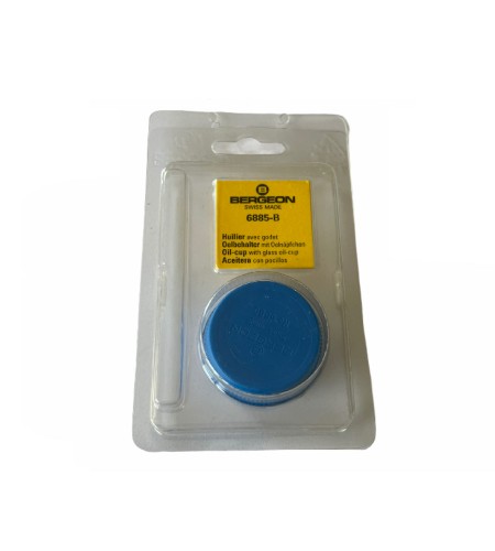 Bergeon 6885-B blue oil cup with re ...