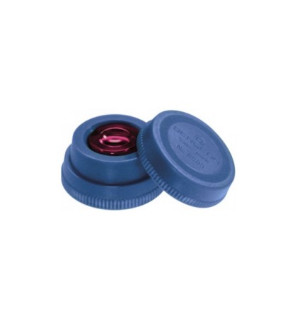 Bergeon 6885-B blue oil cup with red inner glass