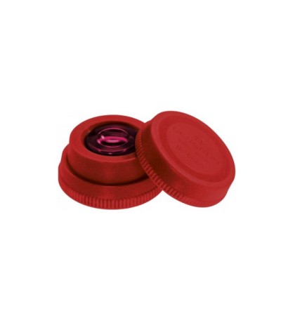 Bergeon 6885-R red oil cup with red inner glass