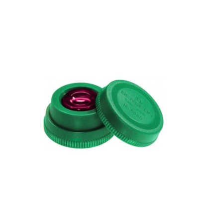 Bergeon 6885-V green oil cup with red inner glass