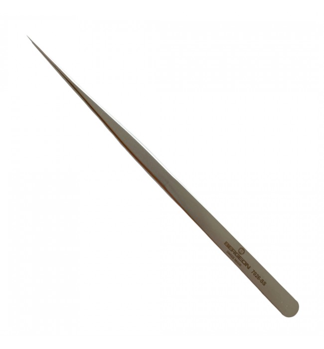 Bergeon 7026-SS antimagnetic stainless steel long tweezer 140mm