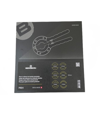 Bergeon 7152-6 watch bezel removing plier for rotating bezels
