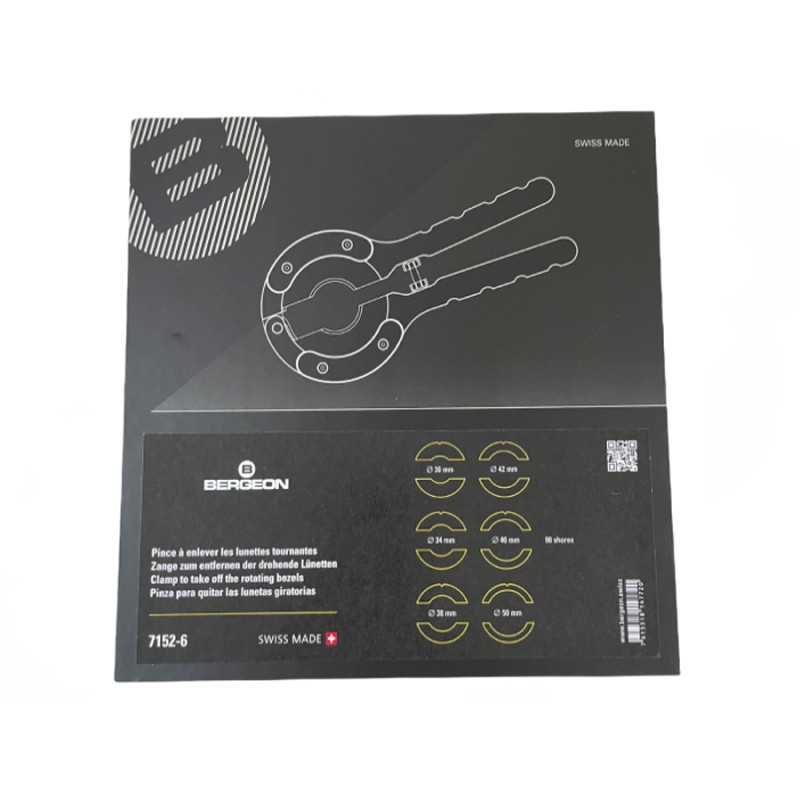 Плъзгащи клещи Bergeon 7152-6 за сваляне на безели Плъзгащи клещи Bergeon 7152-6 за сваляне на безели