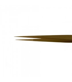 Bergeon 7422-PM-S5 tweezers type S5, thin, brass, 100 % nonmagnetic