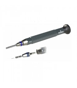 Bergeon 7902 precision screwdrivers with 5 quick adapters