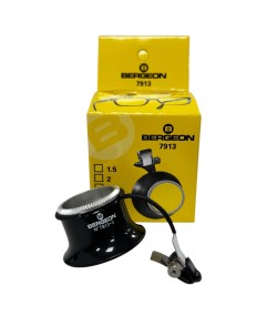 Bergeon 7913-3 eyeglass watchmaker loupe with clip 3.3x