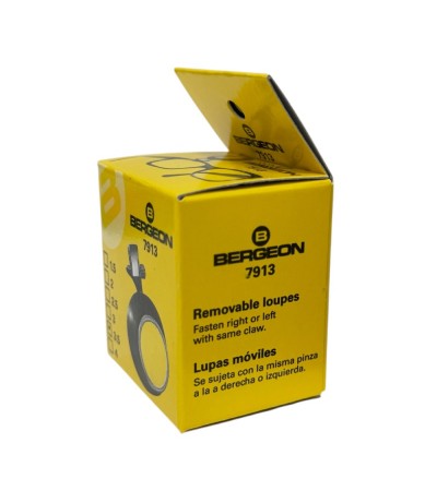 Bergeon 7913-3.5 eyeglass watchmaker loupe with clip 2.8x
