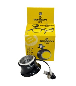 Bergeon 7913-3.5 eyeglass watchmaker loupe with clip 2.8x