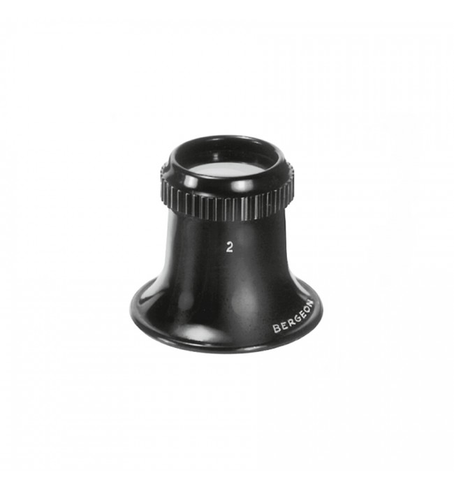 Bergeon loupe 4902-1 watchmaker, 10x, aplanatic