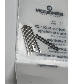 Bergeon 30080-A-10 DI 1.20 Steel Screwdriver Blades - Pack of 10