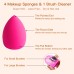 Makeup Brushes, 4 Makeup Sponges & 1 Brush Cleaner Set - Rose Gold BESTOPE