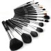 Makeup Brushes, 4 Makeup Sponges & 1 Brush Cleaner Set - Rose Gold BESTOPE