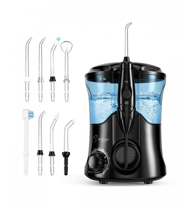 BESTOPE Water Dental Flosser Oral Irrigator, black