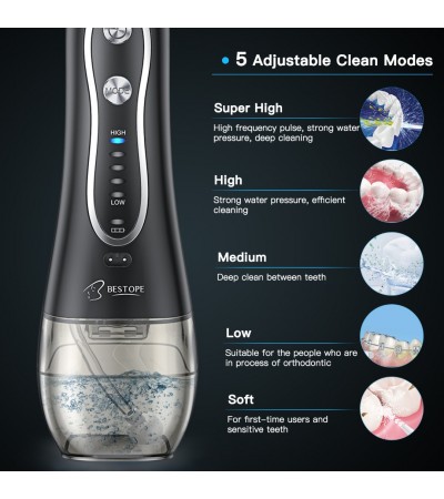 BESTOPE Electric Water Flosser, Black