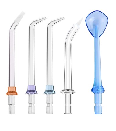 Water Flosser Piks Set Replacement Tips for BESTOPE 300ML Water Flosser (5 pcs)
