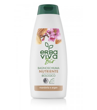 Hydrating Shower Gel with Almond and Argan Erba Viva Bio 500 ml