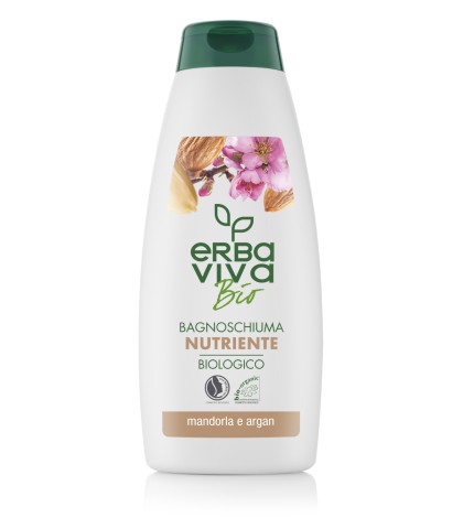 Hydrating Shower Gel with Almond and Argan Erba Viva Bio 500 ml