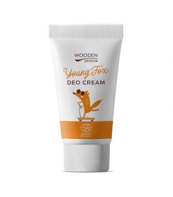 Bio Organic Cream Deodorant, Young Fox, 40 ml, Wooden Spoon