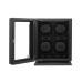 Кутия за часовници Boxy BLDC-B04 за 4 часовника, черна