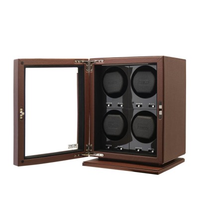BLDC-B04 Watch winder for 4 watches, dark brown