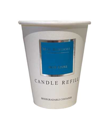 Blue Azure Luxury Natural Candle Refill – Max Benjamin