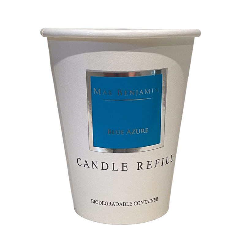 Blue Azure Luxury Natural Candle Refill – Max Benjamin Blue Azure Luxury Natural Candle Refill – Max Benjamin