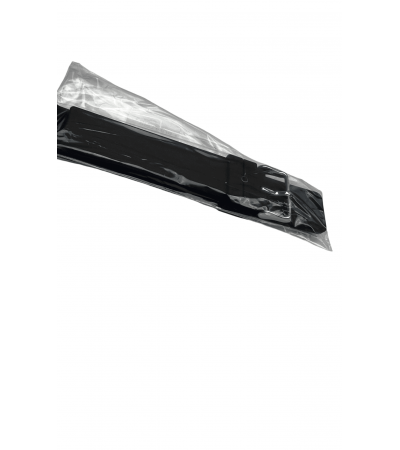 Boley XL Silicone Watch Strap, Black, 22 mm, Smooth Finish
