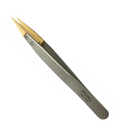 Boley antimagnetic tweezers with wooden tips 130 mm