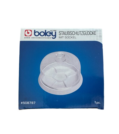 Boley dust protection hood with base for watch and clock movement parts