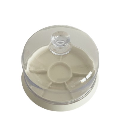 Boley dust protection hood with base for watch and clock movement parts