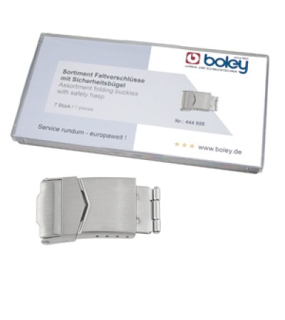 Boley Folding Buckle Set 444998 Safety Clasps Stainless Steel 14–22mm 8 pcs
