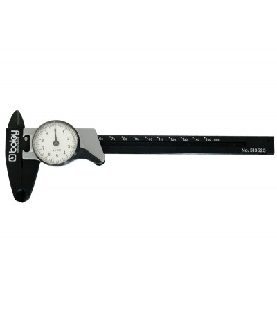Boley precision plastic calliper gauge with analogue clock 0-150 mm