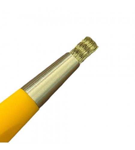 Boley scratch brush of brass with a ...