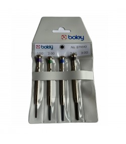 Boley set of 4 screwdrivers with hexagon socket screws