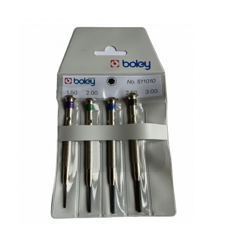 Boley set of 4 screwdrivers with he ...